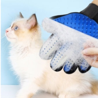 Luva Escova Nano Magnética Tira Pelos Dos Pets Cães E Gatos Luva Tira Pelos Escova Gato