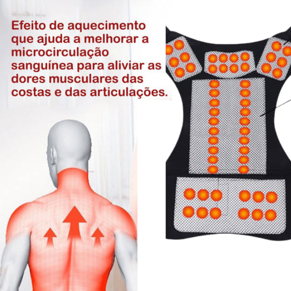 Corretor de Postura Magnético Original | Ajustável ConfortPró